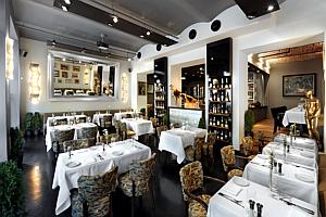 Chagall's Club Restaurant Prague.  