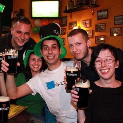 St Patricks Day in Prague